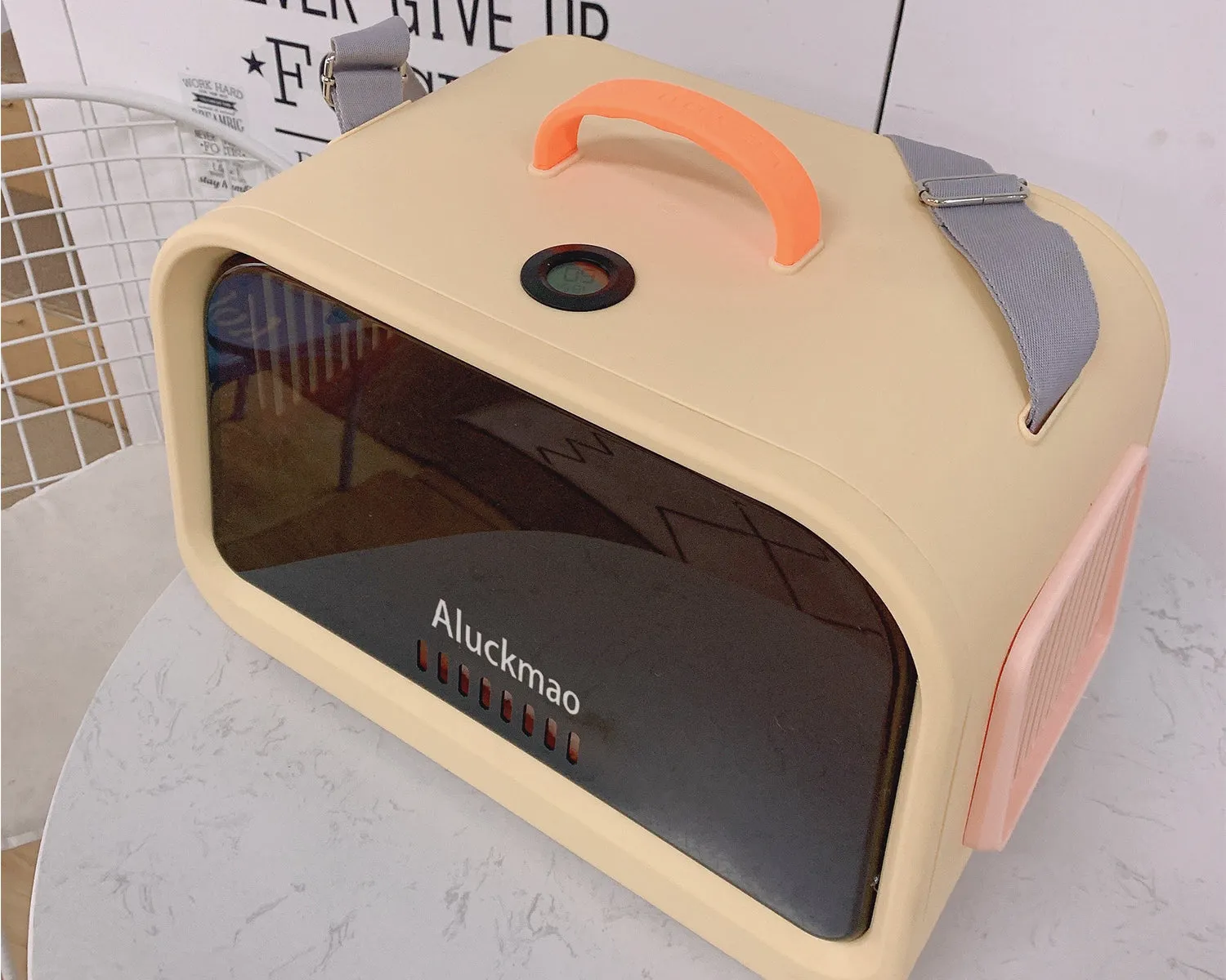 Aluckmao Handbag Cage Portable Cage for Dog Cat Puppy Travel and Outdoor Activities