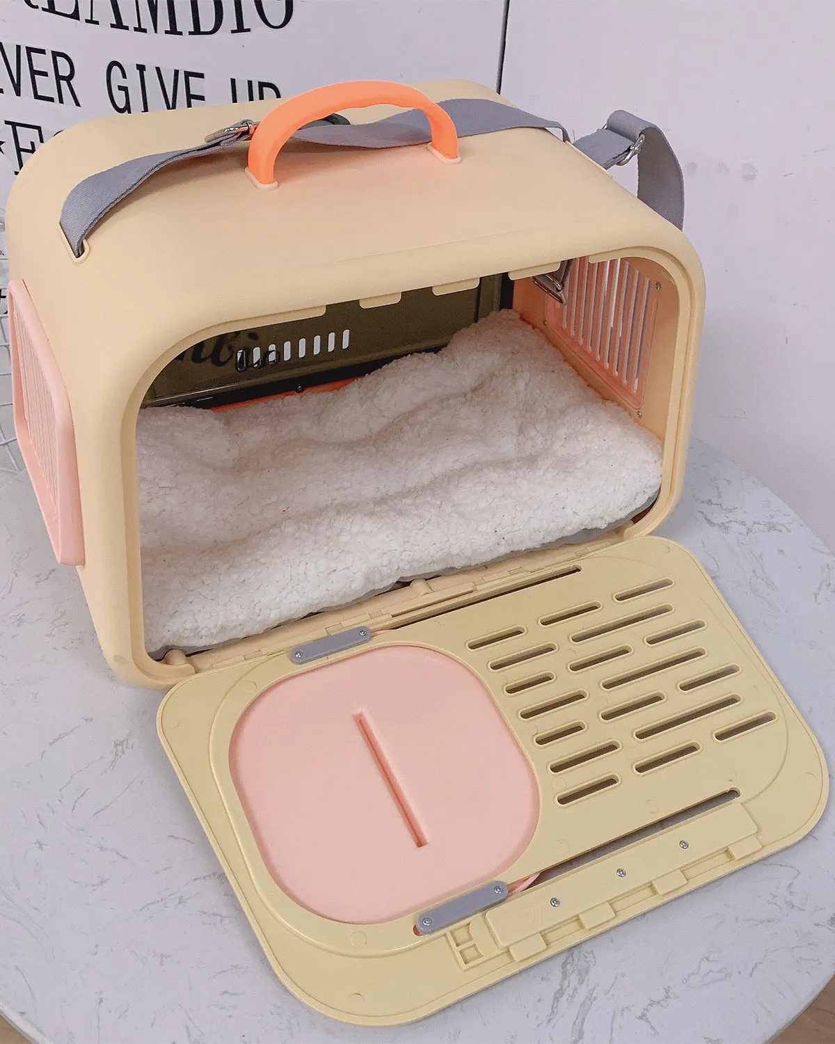 Aluckmao Handbag Cage Portable Cage for Dog Cat Puppy Travel and Outdoor Activities