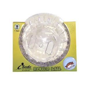 Cheeko | Small Pet Exercise | Hamster Ball - Transparent