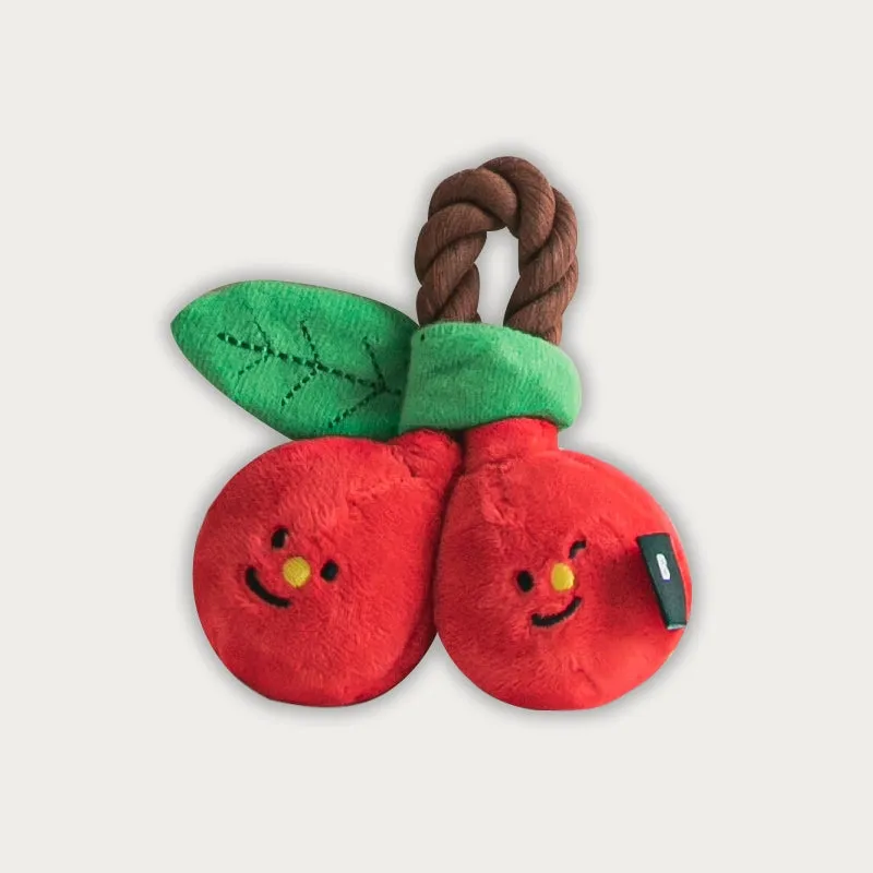 Cherries Tug Dog Toy