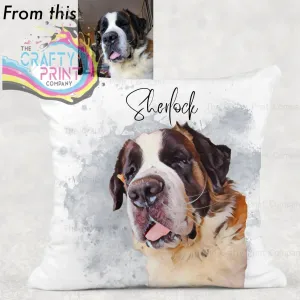 Custom Pet Photo Cushion