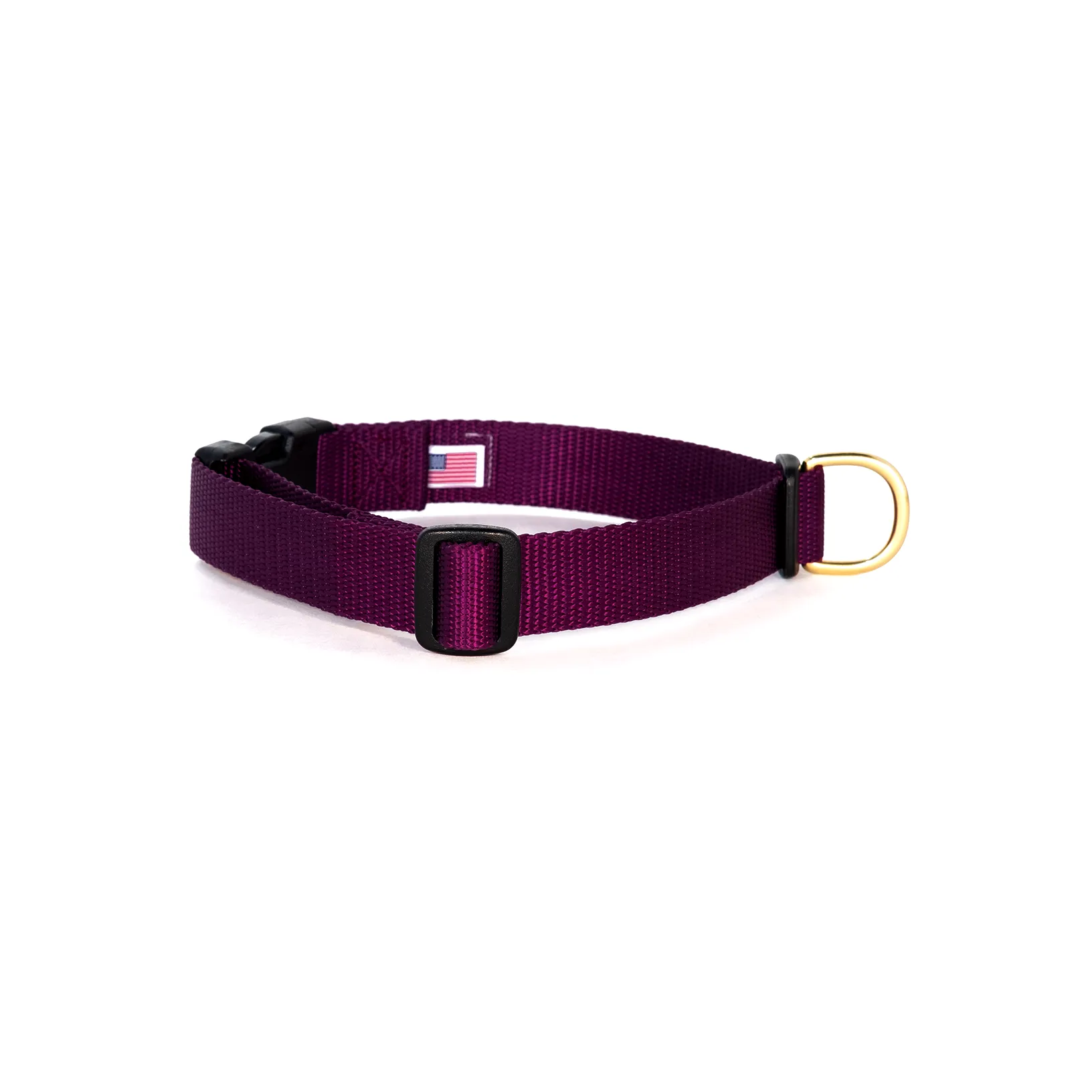 Dog Bone Adjustable Snap Collar Purple