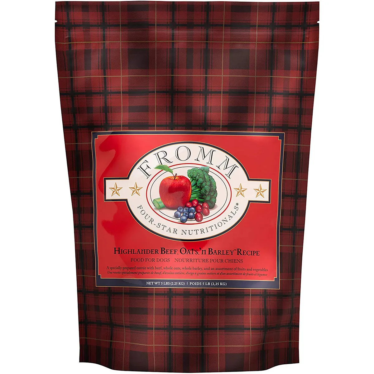 Fromm Four-Star Highlander Beef, Oats, & Barley Recipe Dry Dog Food 4lb