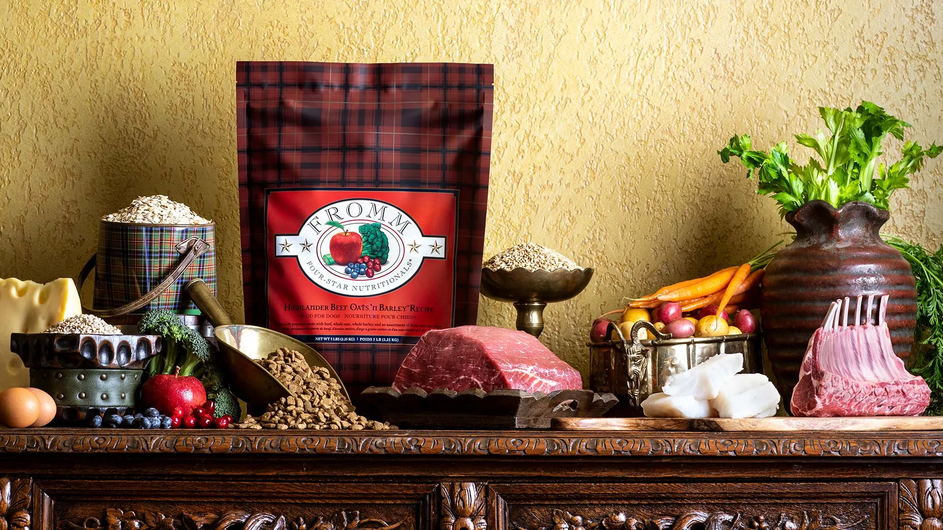 Fromm Four-Star Nutritionals Highlander Beef, Oats, 'n Barley Recipe Dry Food for Dogs