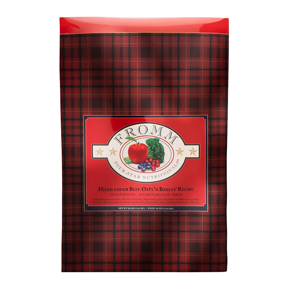 Fromm Highlander Beef Oats 'N Barley Dry Dog Food 12lb