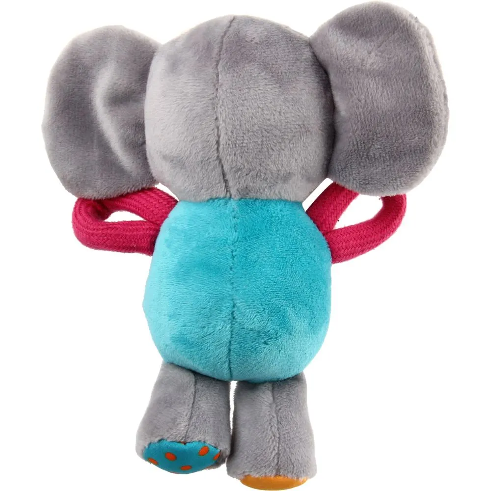 GiGwi Plush Friendz Tug Dog Toy (Elephant)