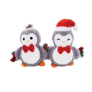 Holly & Robin | Plush Christmas Penguin Rope Duo Tugger