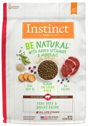 Instinct Be Natural Beef & Barley Recipe Dry Dog Food