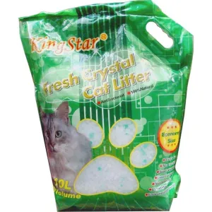 KingStar Fresh Crystal Cat Litter With  Green Apple - 10l