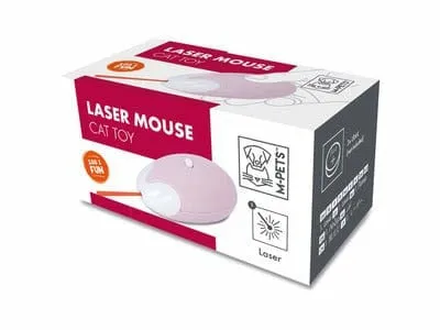 Laser Mouse Cat Toy Pink