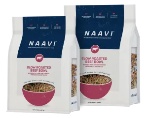 Naavi Slow Roasted Beef Bowl for Dogs