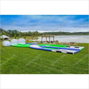 New Fun Inflatable Cross Over Zorb Track,Inflatable Hamster Ball Race Track