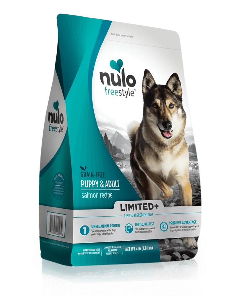 Nulo FreeStyle Limited  Grain Free Salmon Recipe Puppy & Adult Dry Dog Food