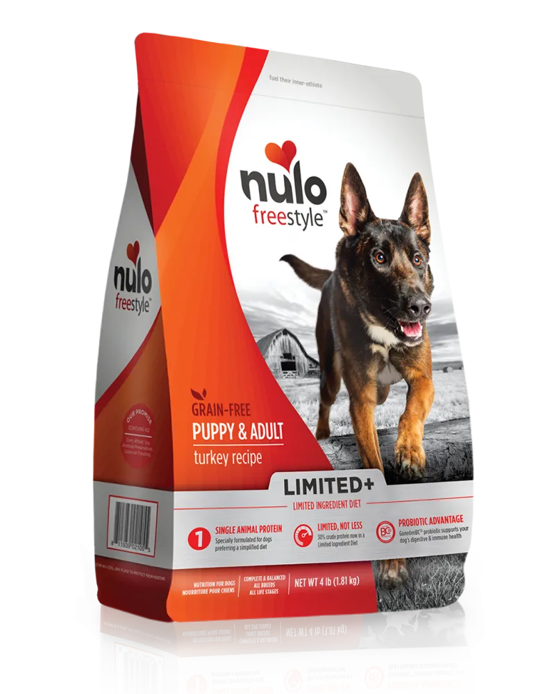 Nulo FreeStyle Limited  Grain Free Turkey Recipe Puppy & Adult Dry Dog Food