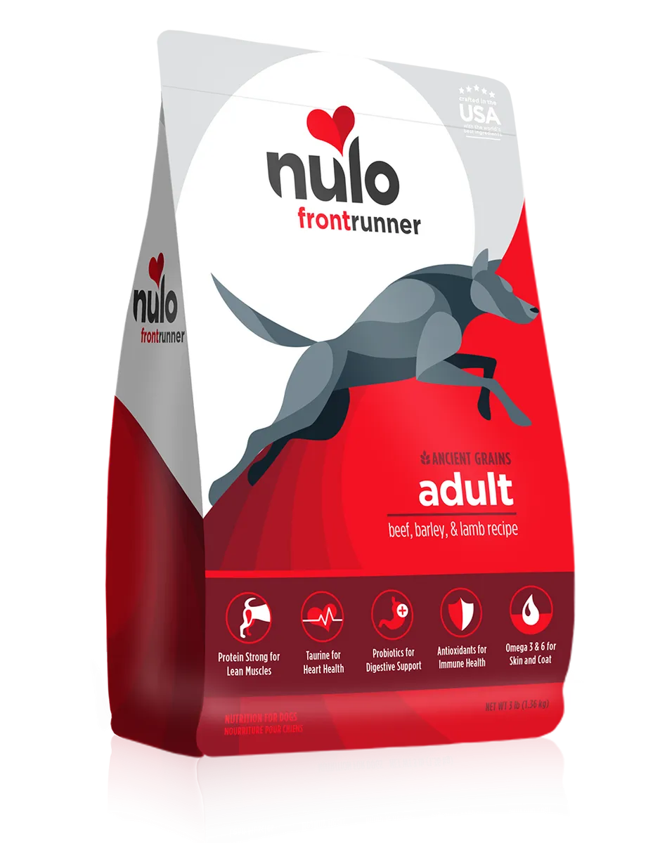 Nulo Frontrunner Ancient Grains Dog Food Beef, Barley and Lamb Adult Dog Food