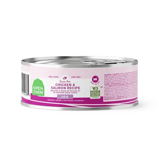 Open Farm Chicken & Salmon Pâté, Wet Cat Food