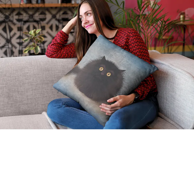 Oreo Cat Soft Feel Cushion
