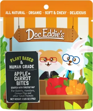 Petipet Doc Eddie's Fruit   Veggie Small Animal Treats- Apple/Carrot