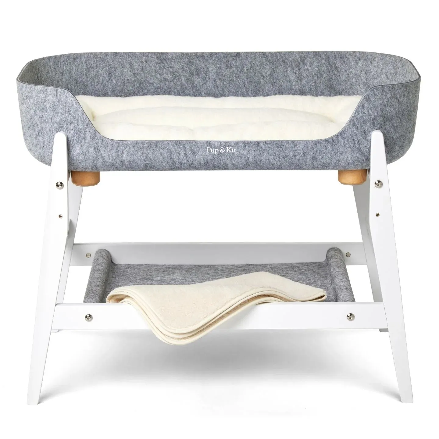 PetNest Full Bedside Kit with Bedside Stand in White