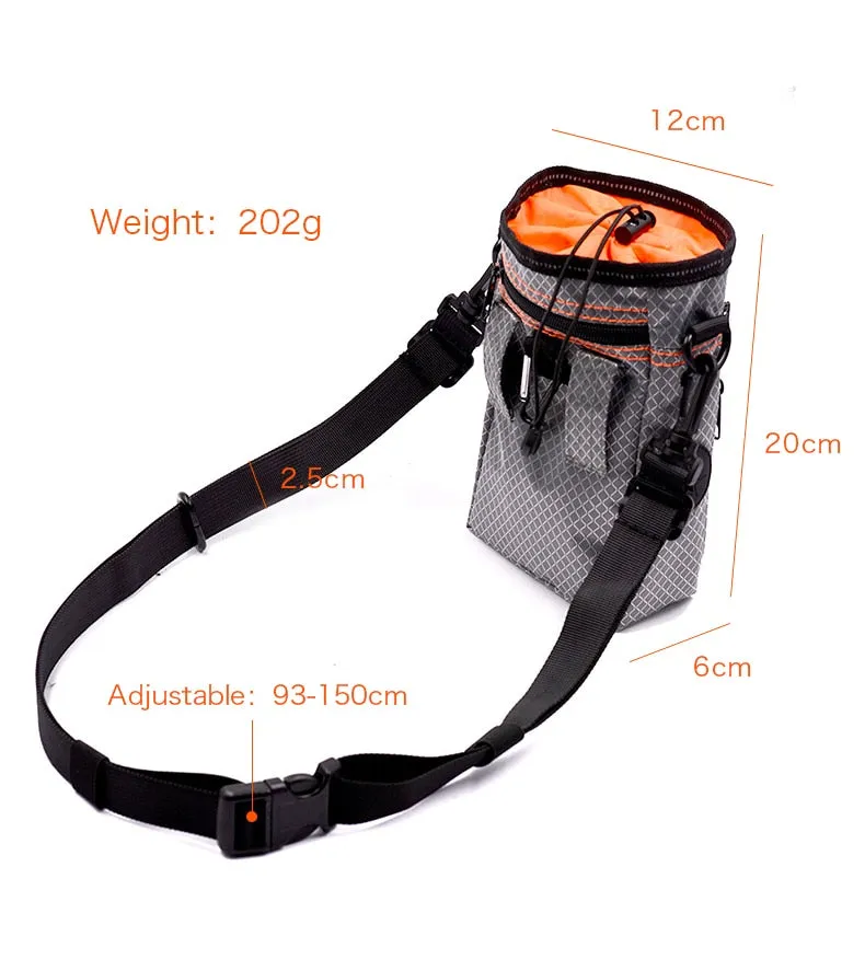 Portable MULTI-PURPOSE Dog Training, Treat Snack, Poop Bag & Storage Pouch