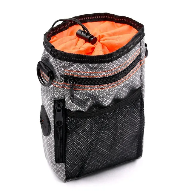 Portable MULTI-PURPOSE Dog Training, Treat Snack, Poop Bag & Storage Pouch