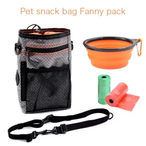 Portable MULTI-PURPOSE Dog Training, Treat Snack, Poop Bag & Storage Pouch