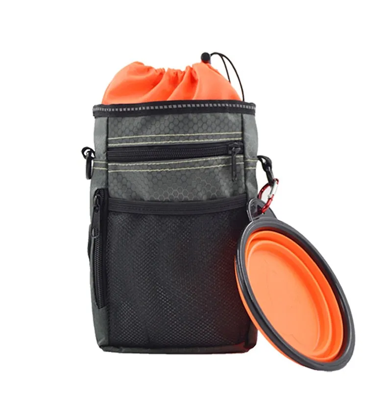 Portable MULTI-PURPOSE Dog Training, Treat Snack, Poop Bag & Storage Pouch