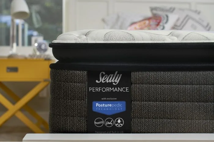 Queen Sealy Posturepedic Response Performance Cooper Mountain IV Plush Pillow Top Mattress