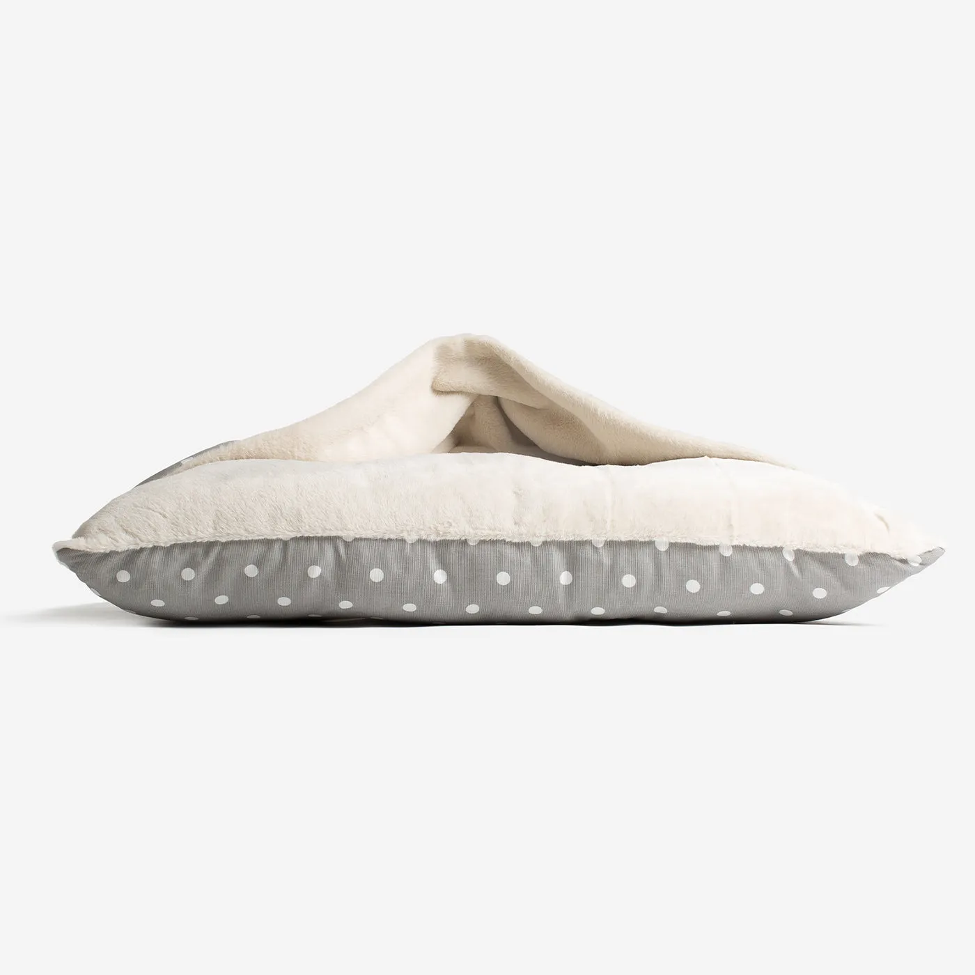 Sleepy Burrows Bed in Grey Spot by Lords & Labradors