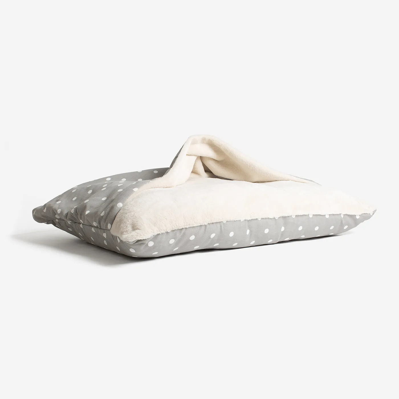 Sleepy Burrows Bed in Grey Spot by Lords & Labradors