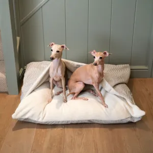 Sleepy Burrows Bed in Regency Stripe by Lords & Labradors