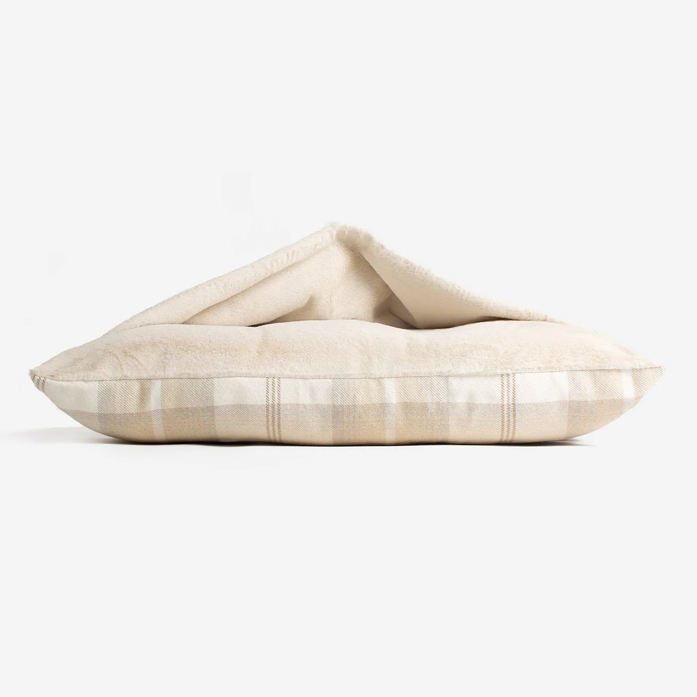 Sleepy Burrows Bed With Removable Cover in Balmoral Natural Tweed by Lords & Labradors