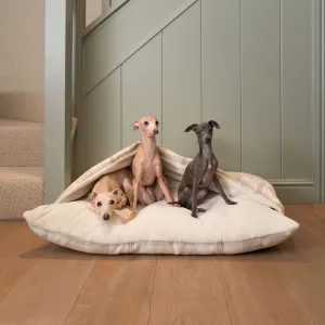 Sleepy Burrows Bed With Removable Cover in Balmoral Natural Tweed by Lords & Labradors