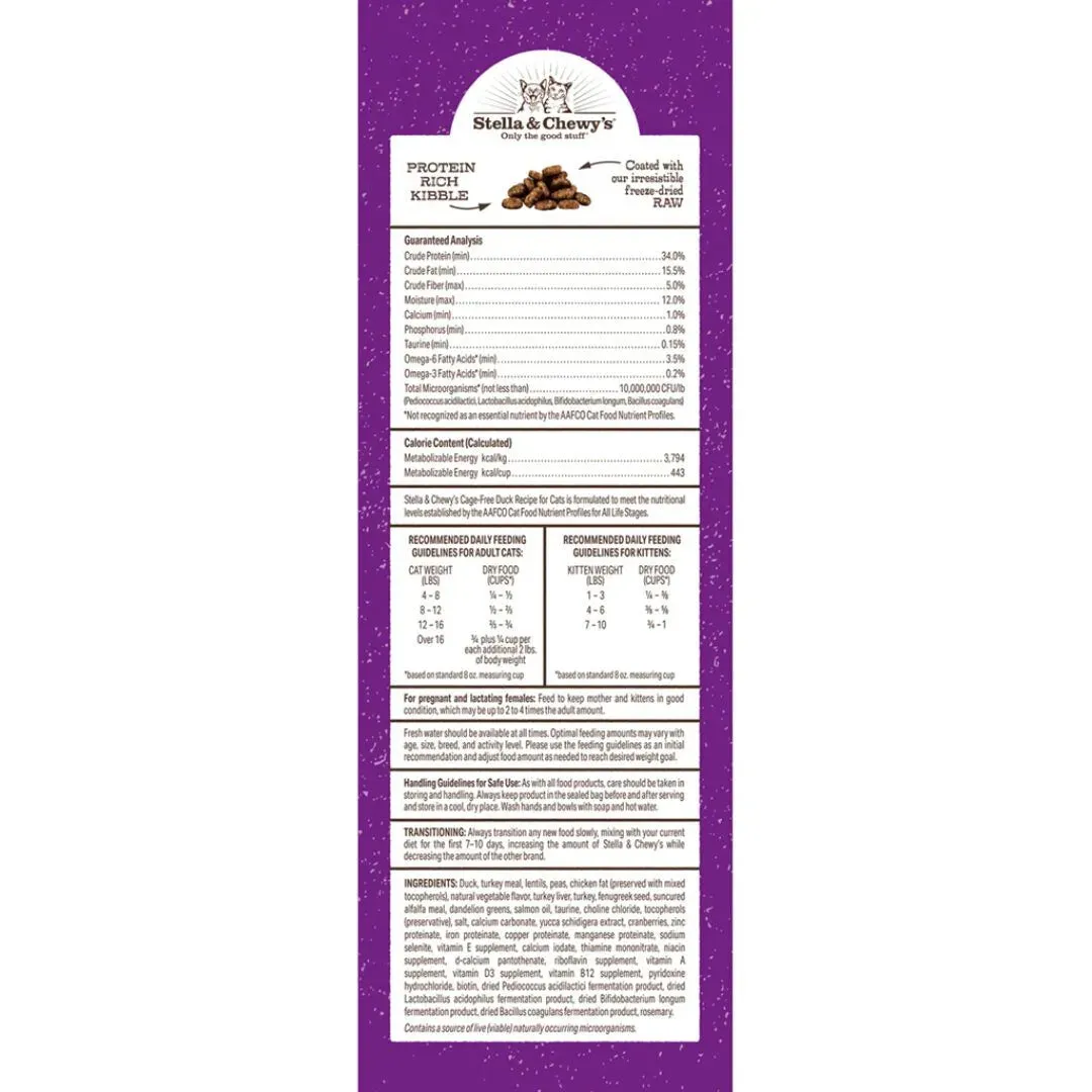 Stella and Chewy's Raw Coated Kibble Dry Cat Food