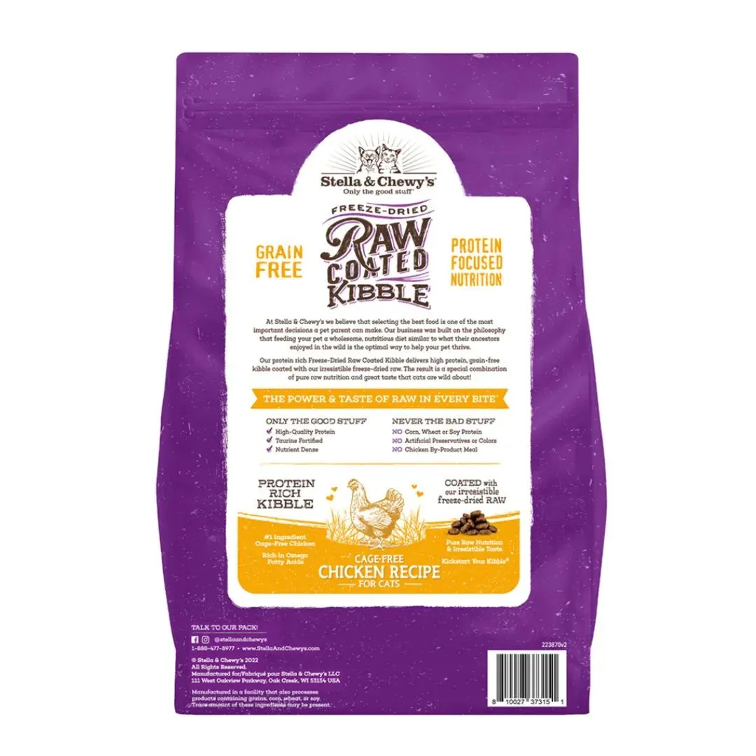 Stella and Chewy's Raw Coated Kibble Dry Cat Food
