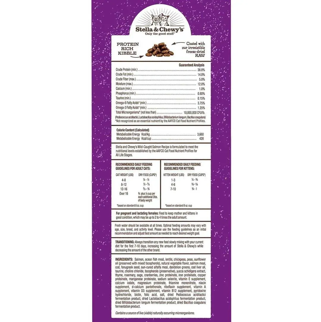 Stella and Chewy's Raw Coated Kibble Dry Cat Food