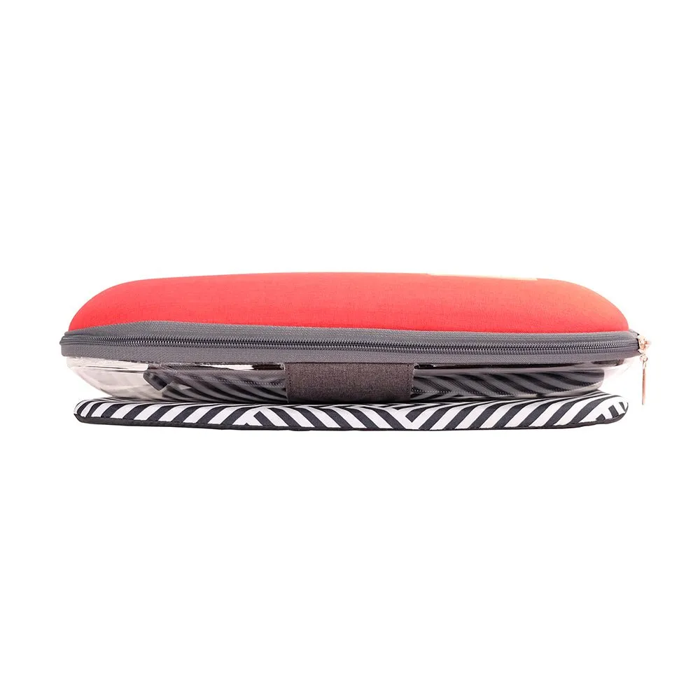 The Bubble Hotel Semi-Transparent Pet Carrier – Scarlet Red