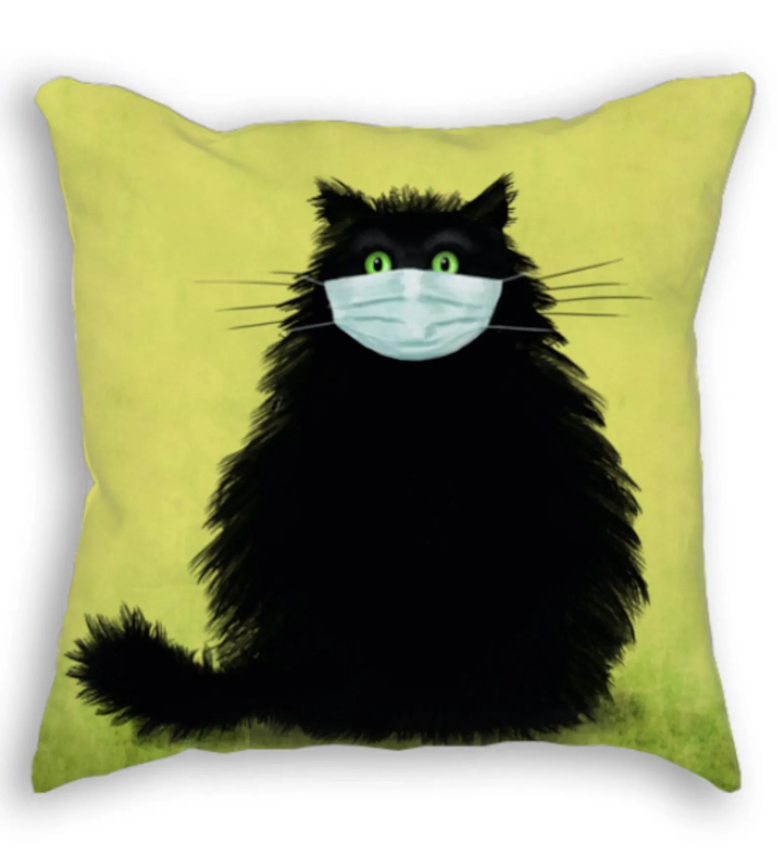 The Masketeer Cat Soft Feel Cushion