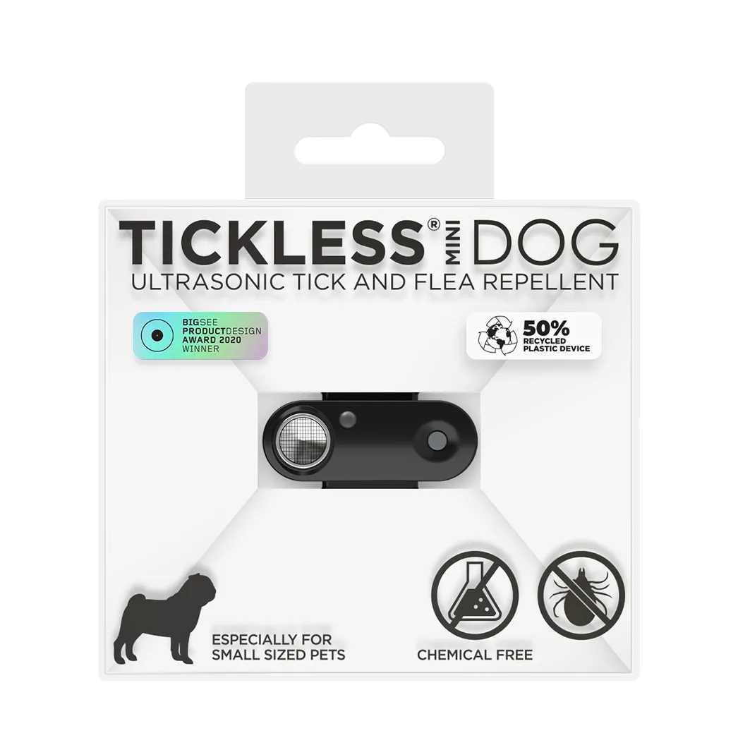 TICKLESS Mini for Small Dogs (Black)