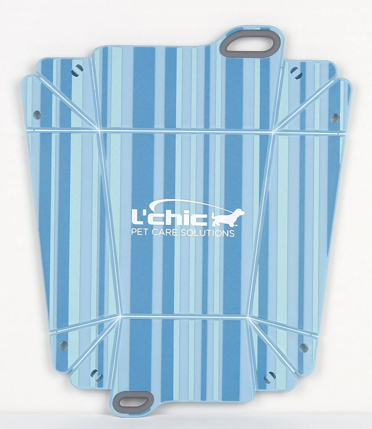 Travel Collapsible Water and Food Bowl for pets - Blue