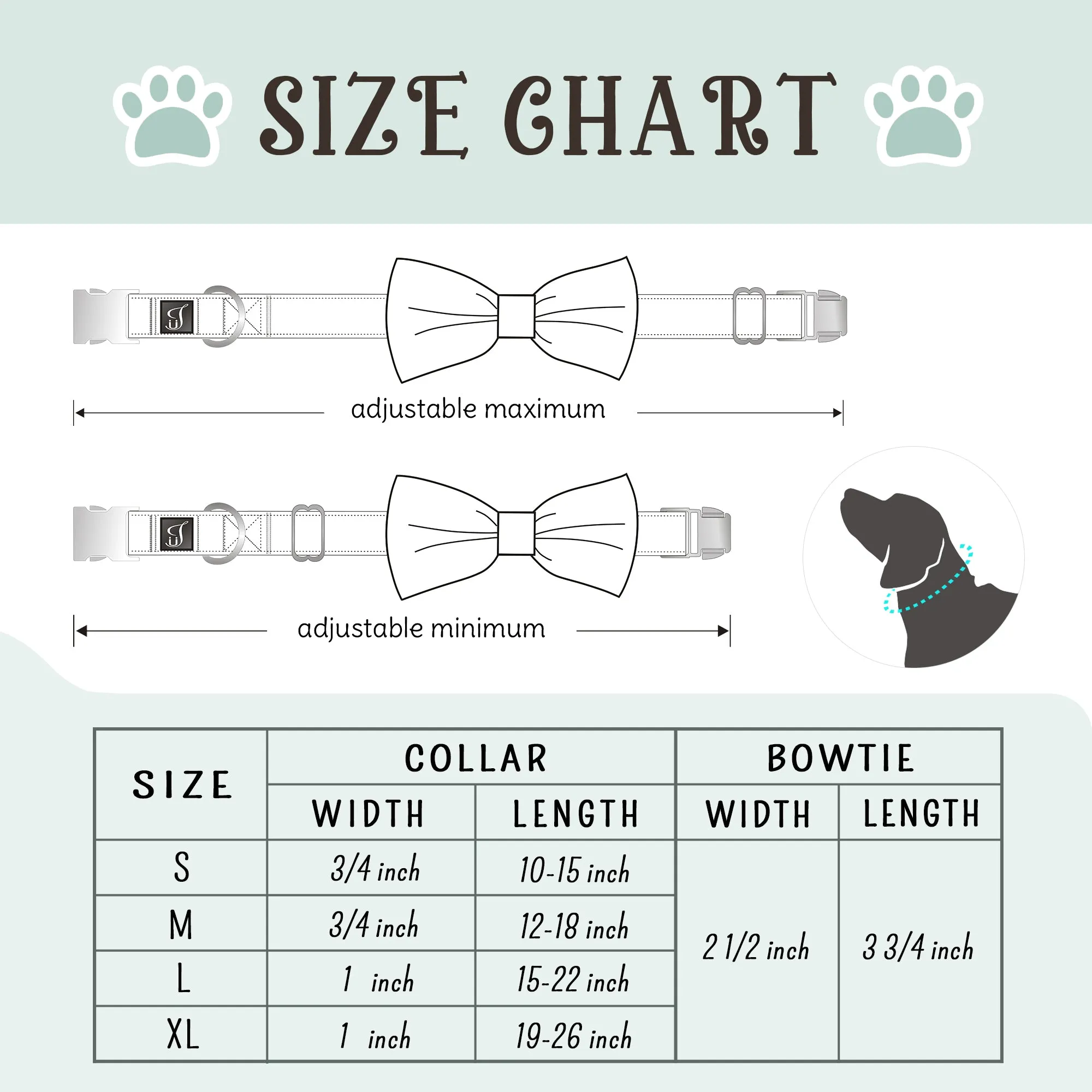 Tropical Dog Collar with Bow Tie