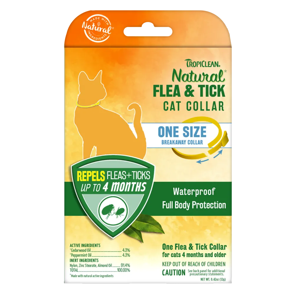 Tropiclean Natural Flea & Tick Cat Collar