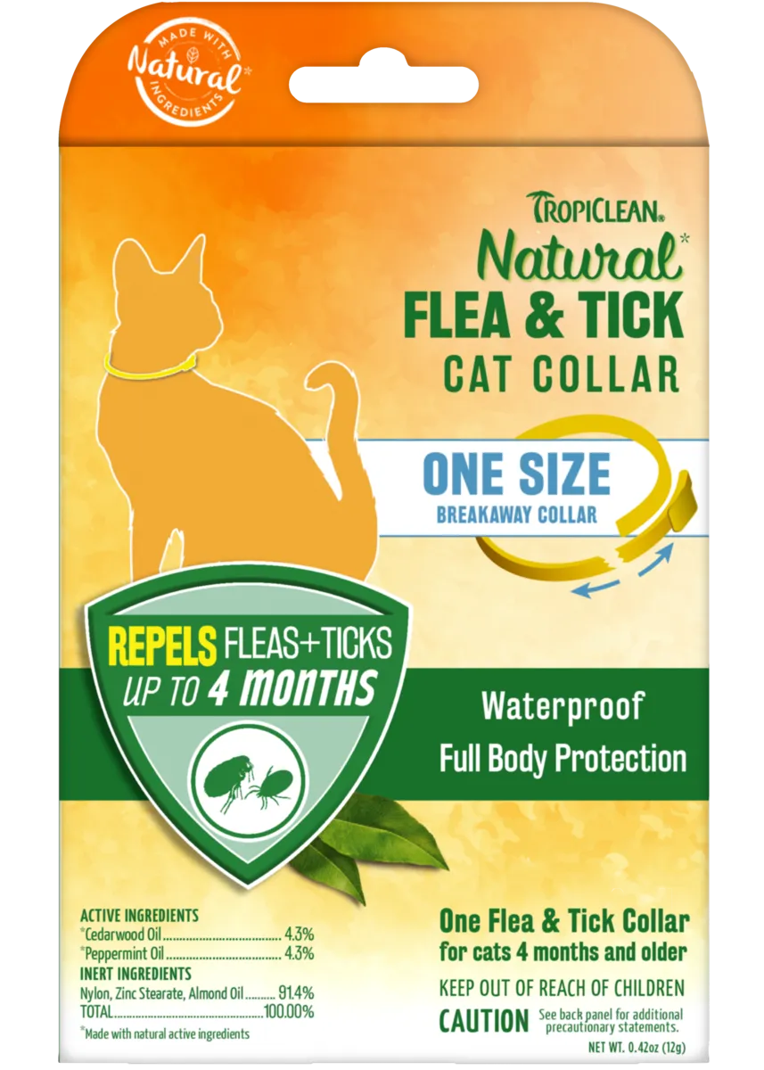 TropiClean Natural Flea & Tick Collar for Cats