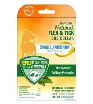 TropiClean Natural Flea & Tick Dog Collar