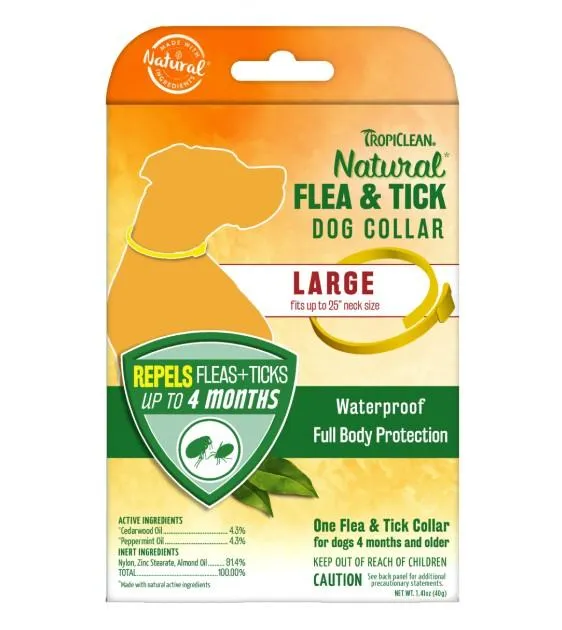 TropiClean Natural Flea & Tick Dog Collar