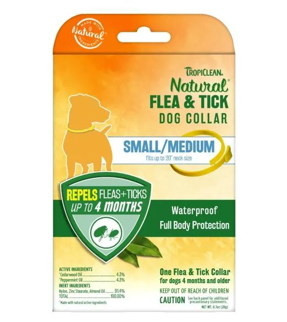 TropiClean Natural Flea & Tick Dog Collar
