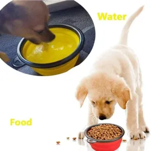 Ultimate Collapsible Silicone Pet Bowl – Portable Travel Dog & Cat Feeder, Foldable Food & Water Bowl for Outdoor Adventures