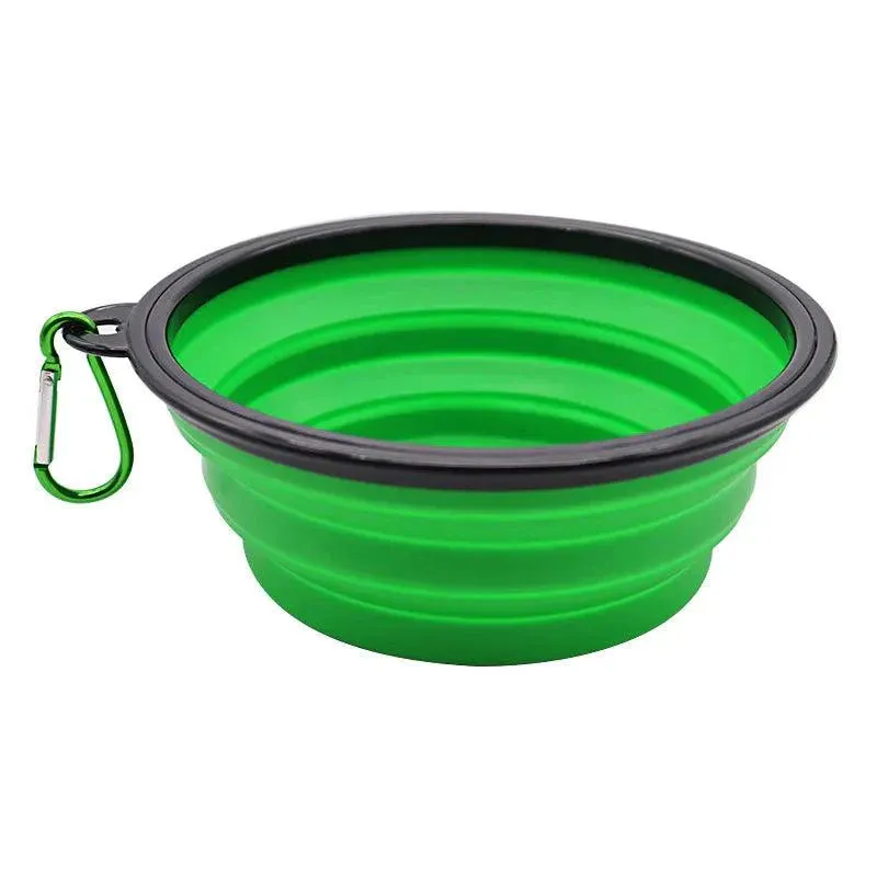 Ultimate Collapsible Silicone Pet Bowl – Portable Travel Dog & Cat Feeder, Foldable Food & Water Bowl for Outdoor Adventures