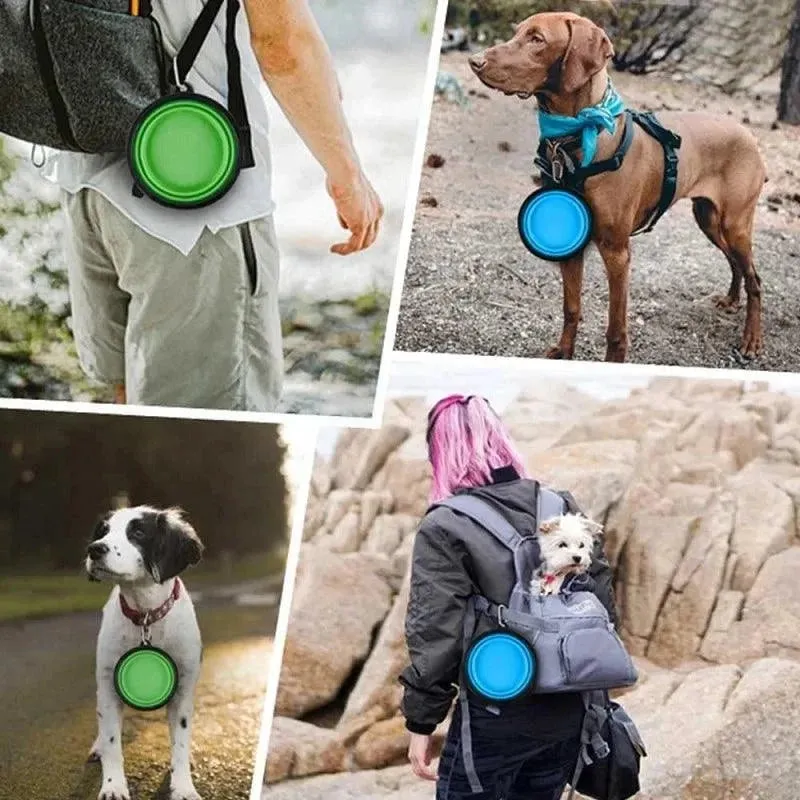 Ultimate Collapsible Silicone Pet Bowl – Portable Travel Dog & Cat Feeder, Foldable Food & Water Bowl for Outdoor Adventures
